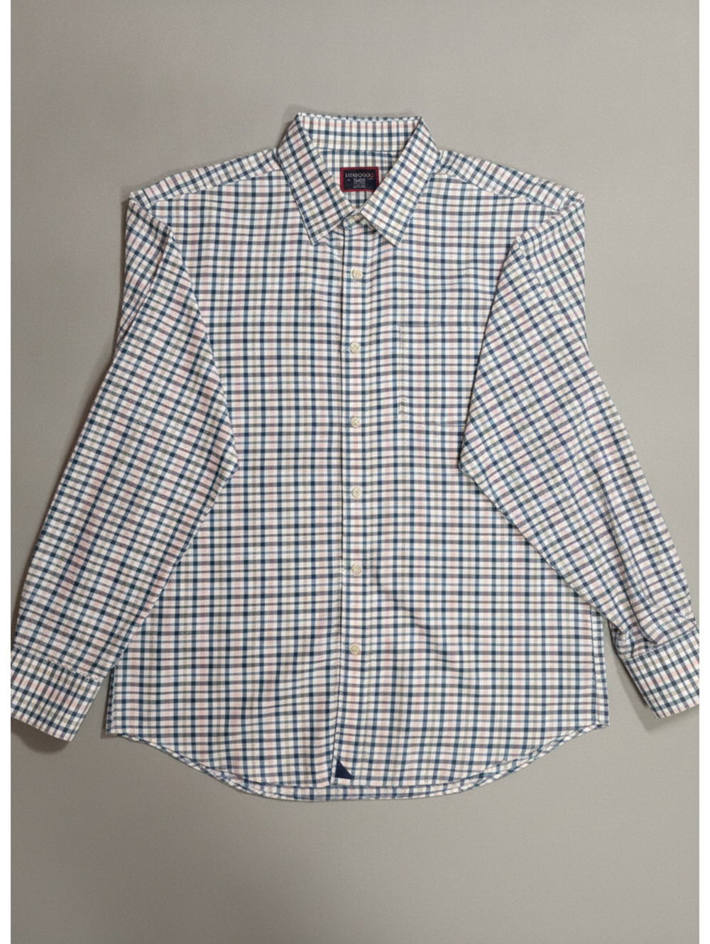 Untuckit Men's Medium Plaid Button-Down Shirt